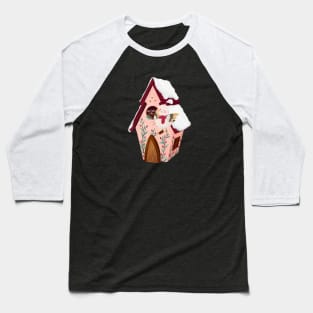 Bird and house Baseball T-Shirt